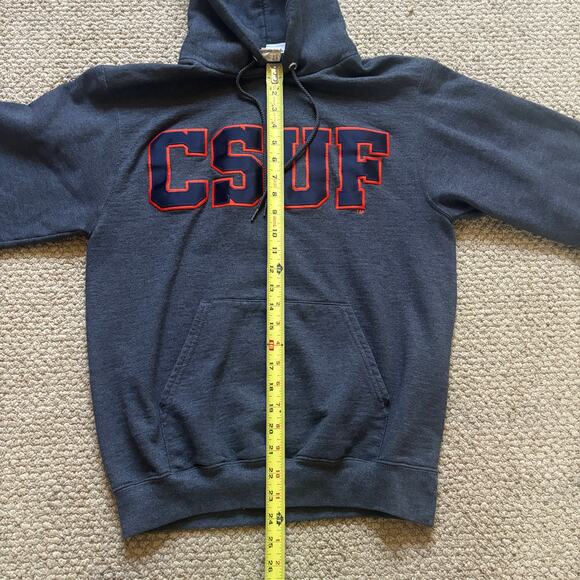 vintage y2k cal state university of fullerton champion hoodie small 2000s csuf - Picture 6 of 7
